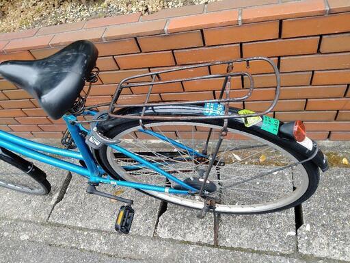 chariyoshy)27インチ 6段ギア付き メタリックブルー