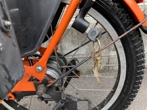YAMAHA PAS babby電動アシスト自転車(後輪タイヤとワイヤー交換済み