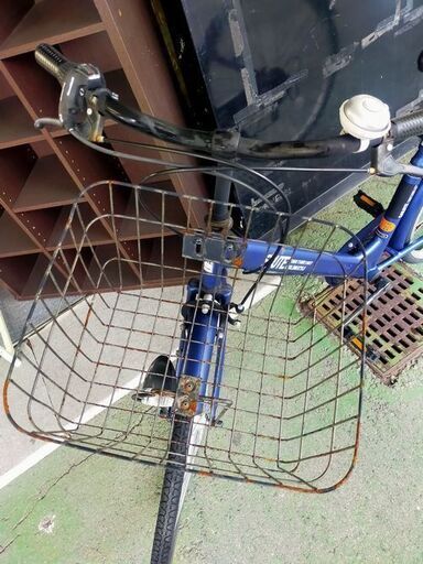 【リサイクルストアスターズ鹿大店】6段変速　２７インチ　自転車　シティサイクル　ブルー リサイクルストアスターズ鹿大店】6段変速 27インチ 自転車 シティ