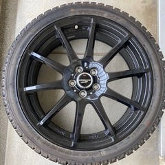 【ネット決済・配送可】スタッドレス　ホイール込み　225/40R18