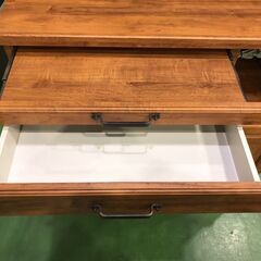 【愛品館八千代店】ユーアイ　3枚扉キッチンボード　ガナシェ