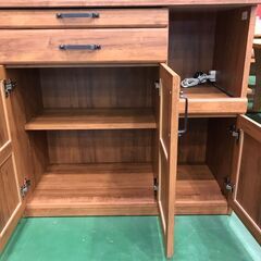 【愛品館八千代店】ユーアイ　3枚扉キッチンボード　ガナシェ