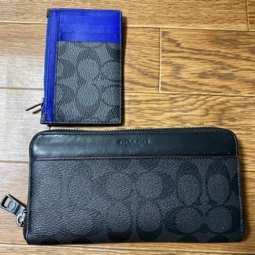 美品　コーチ　COACH 長財布　カードコインケース　セット