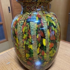 9 ガラス花瓶 Kurata Craft Glass 手作り500円