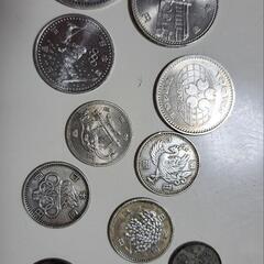 オリンピック銀貨など古銭