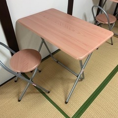 折りたたみデスク＆チェア ６セット