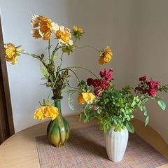 【あげます】花瓶&造花