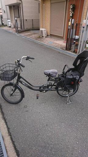 値下げしました。20インチ子供乗せ自転車 内装3段変速付き