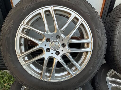BMW X3(G01)で使用,スタッドレスタイヤ4本 225/60R18 ヨコハマiceGard 