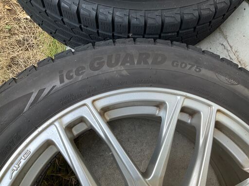 BMW X3(G01)で使用,スタッドレスタイヤ4本 225/60R18 ヨコハマiceGard 