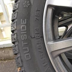 中古14インチアルミホイール+スタッドレスセット