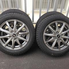 中古14インチアルミホイール+スタッドレスセット