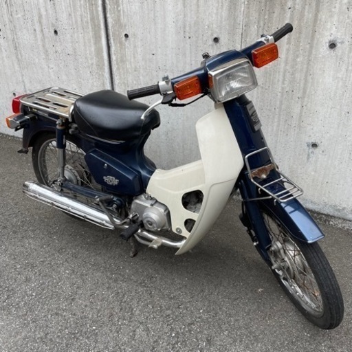 ホンダ　スーパーカブ　カスタム　50cc　ネイビーメタ