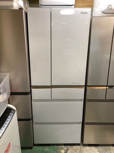 ✨期間限定・特別価格✨Panasonic／パナソニック 中型冷凍冷蔵庫 501L 2018年製 NR-F503XPV-W 中古キッチン家電
