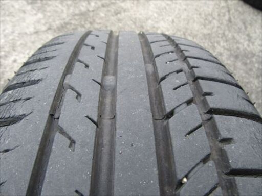 165/55R15 5分山タイヤ4本 社外アルミPCD100