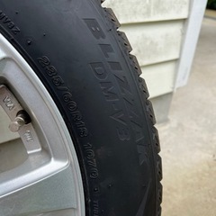 スタッドレスタイヤ4本 ホイール付き ブリヂストン blizzak dm-v3 235