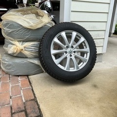 スタッドレスタイヤ4本 ホイール付き ブリヂストン blizzak dm-v3 235