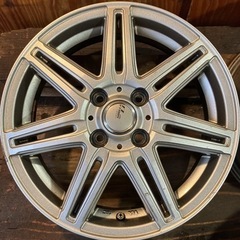 アルミホイール15インチ4.5J 4本／100-4H +45／SIBILLA  A4047