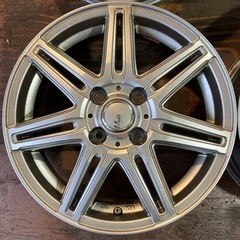 アルミホイール15インチ4.5J 4本／100-4H +45／SIBILLA  A4047