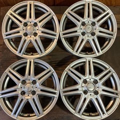 アルミホイール15インチ4.5J 4本／100-4H +45／SIBILLA  A4047