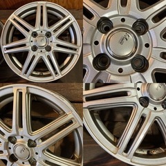 アルミホイール15インチ4.5J 4本／100-4H +45／SIBILLA  A4047