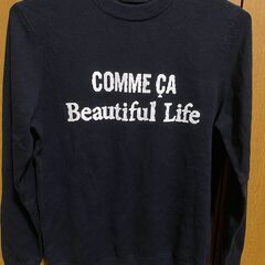 コムサ(COMME CA)セーター・黒