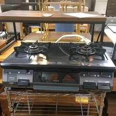 S745 リンナイ RTE640BK2R ガステ－ブル (都市ガス・右強火) ⭐動作