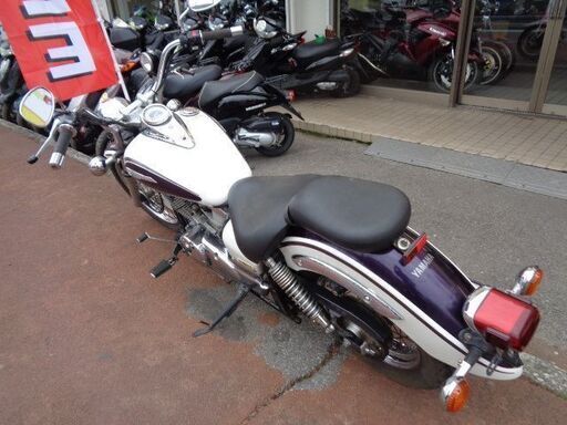 NO.4550　ドラッグスター２５０　空冷Ｖツイン２５０ｃｃ　アメリカン　パープル＆ホワイト　☆彡 NO.4550 ドラッグスター250 空冷Vツイン250cc アメリカン