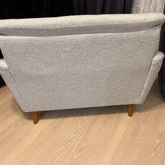 【ご購入者様決定】✨ほぼ新品！定価¥49800-NOCE ソファ2人掛け（ライトグレー）