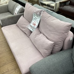 KK-77【新入荷 リサイクル品】関家具 タピオカ 3シーターソファ パープル