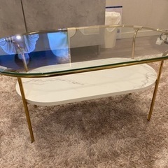 Franc franc レガート コーヒー テーブル Sサイズ 大理石 ゴールド