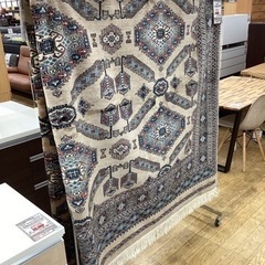 KK-80【新入荷　リサイクル品】パキスタン　ウール手織り大判　絨毯