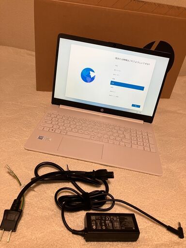 出品は今日(11/21)の20:00まで！【極美品】HP ノートパソコン 15.6インチ フルHD AMD 3020e 8GB 128GB SSD HP 15s-eq ピュアホワイト（型番：468W0PA-AAAA）
