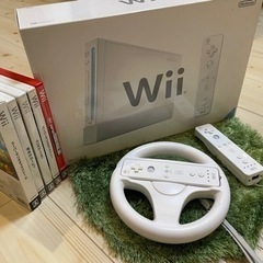 【美品】任天堂Wii本体+ソフト5本セット +α