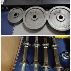 【お得】IROTEC　パワーラック、バーベル、ダンベル、重りセット　