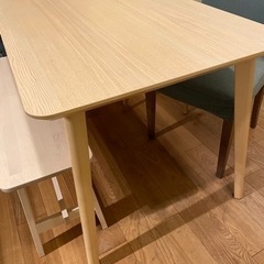 IKEA LISABO ダイニングテーブル　イス付き