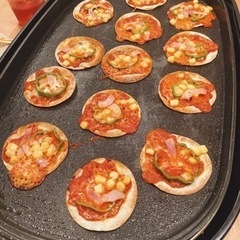 餃子の皮でミニピザパーティー🍕🎉