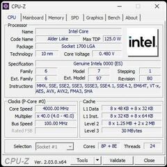 値下げ26000円】Intel i9 12900K ES 16コア(8+8) /24スレッド 1.2GHz (