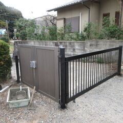 ゲート工事、イノシシ避け、不要品の材料使用、格安、便利屋、福岡