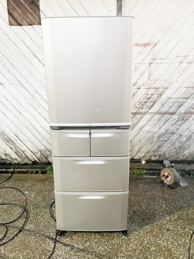 大容量　2007年製SANYO 5ドア冷蔵庫 SR-H401M(S) 形