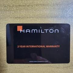 ハミルトン時計…国内正規品です。
