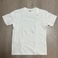 [無料、新品] ユニクロ　白Tシャツ　L サイズ