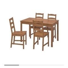 IKEA JOKKMOKK テーブル＆チェア4脚 アンティークステイン