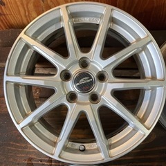 アルミホイール15インチ6J 4本／100-5H +45／A-TECH  A4049