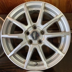 アルミホイール15インチ6J 4本／100-5H +45／A-TECH  A4049