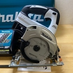 中古 マキタ HS471D 18V 充電式マルノコ 白 セット