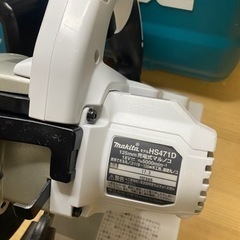中古 マキタ　HS471D 18V 充電式マルノコ　白　セット