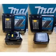 中古 マキタ　HS471D 18V 充電式マルノコ　白　セット