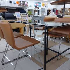 【moda en casa / モーダ・エン・カーサ/ダイニング5点セット/ダイニングセット/ガラステーブル/IKEA椅子/BERNHARD】