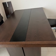【早く取りに来てくれる方優先】ダイニングテーブルセット　チェア　定価114.800 解体可能